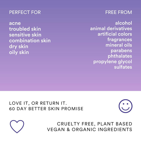 NuOrganic Midnight Revive Night Renewal Face Serum – 30ml | Gentle Bakuchiol Anti-Ageing & Hydrating Night Treatment