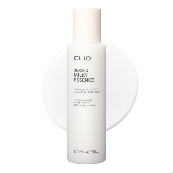 CLIO PROFESSIONAL Glazing Milky Essence – 120ml | Deep Hydration, Radiant Glow & Glass Skin Finish