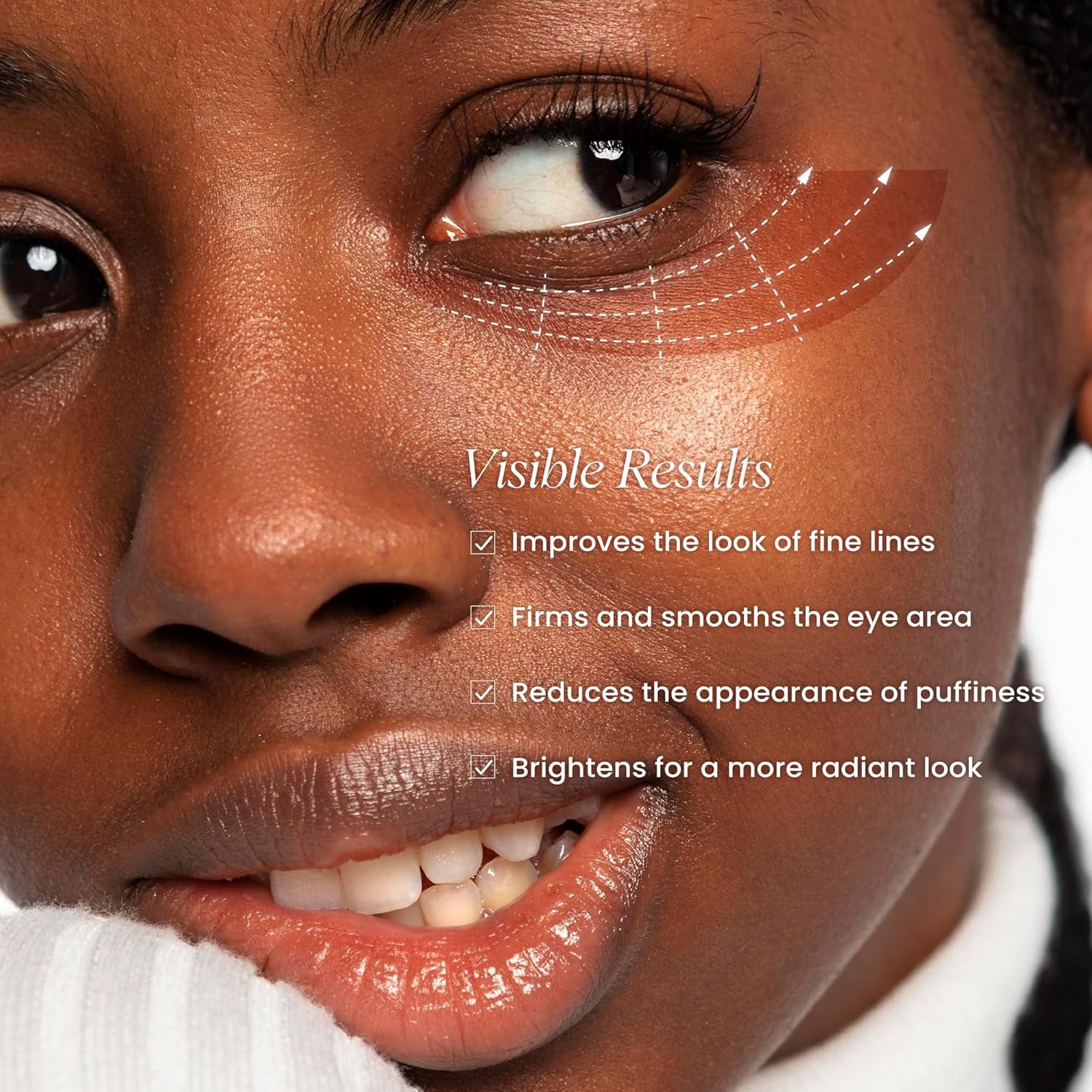 3% Caffeine Eye Serum for Puffiness & Dark Circles with 0.2% Retinol, Peptides, Hyaluronic Acid & Vitamin C - Fragrance-Free, Unscented for Sensitive Skin, Vegan Skincare 0.50 Fl Oz