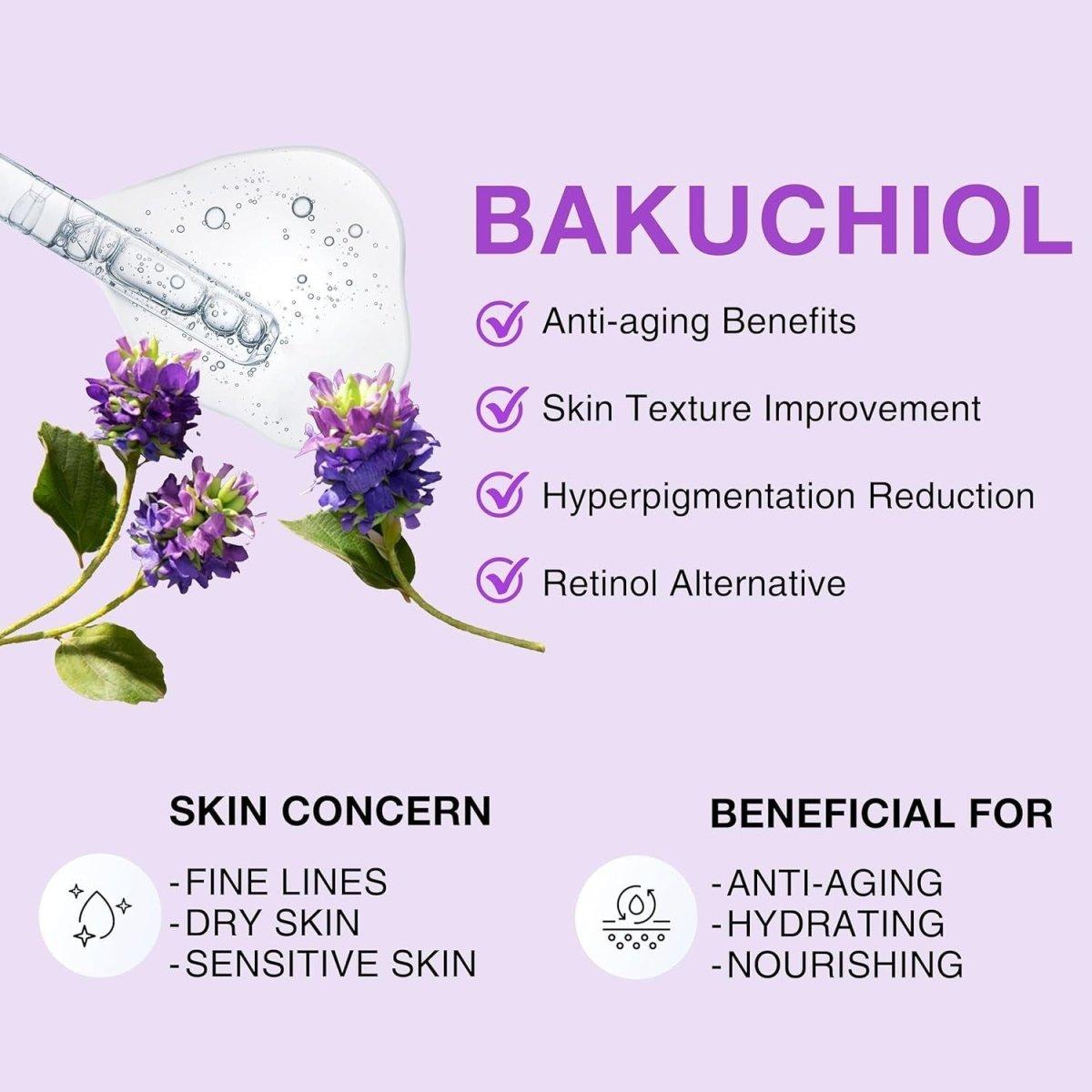 CELDYQUE Bakuchiol Concentrate 1.01 fl oz (30 ml) – Powerful Plant - Based Retinol Alternative for Youthful, Smooth Skin - Glam Global UKCELDYQUE