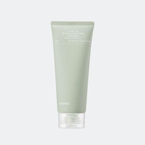 celimax JI WOO GAE Cica BHA Acne Foam Cleansing 150ml - Glam Global UKcelimax