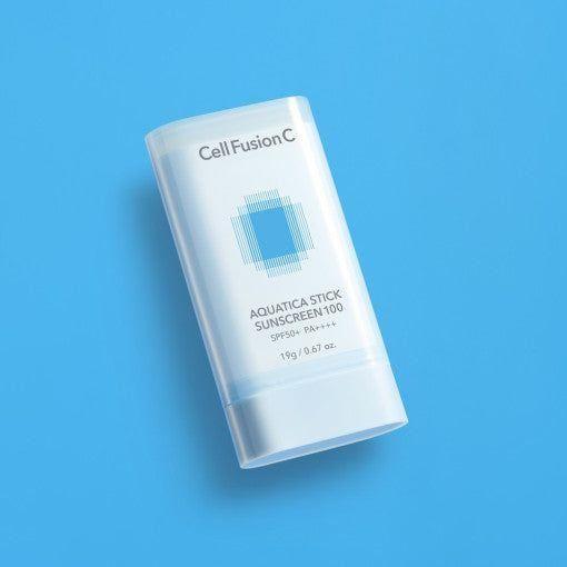 [Cell Fusion C] Aquatica Stick Sunscreen 100 SPF50+ PA++++ 19g - Glam Global UKCell Fusion C