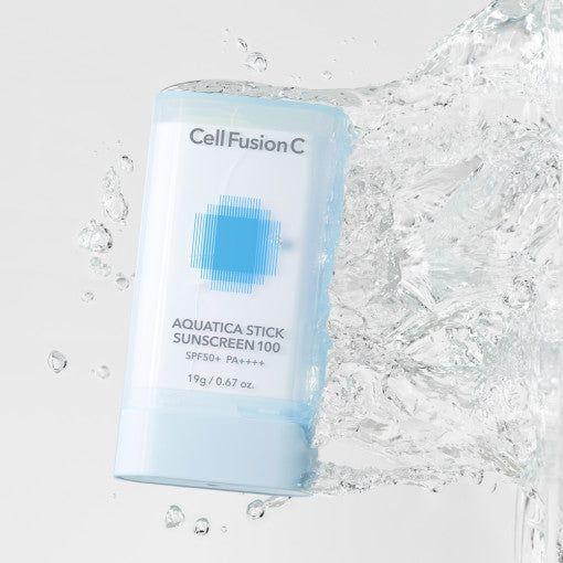 [Cell Fusion C] Aquatica Stick Sunscreen 100 SPF50+ PA++++ 19g - Glam Global UK