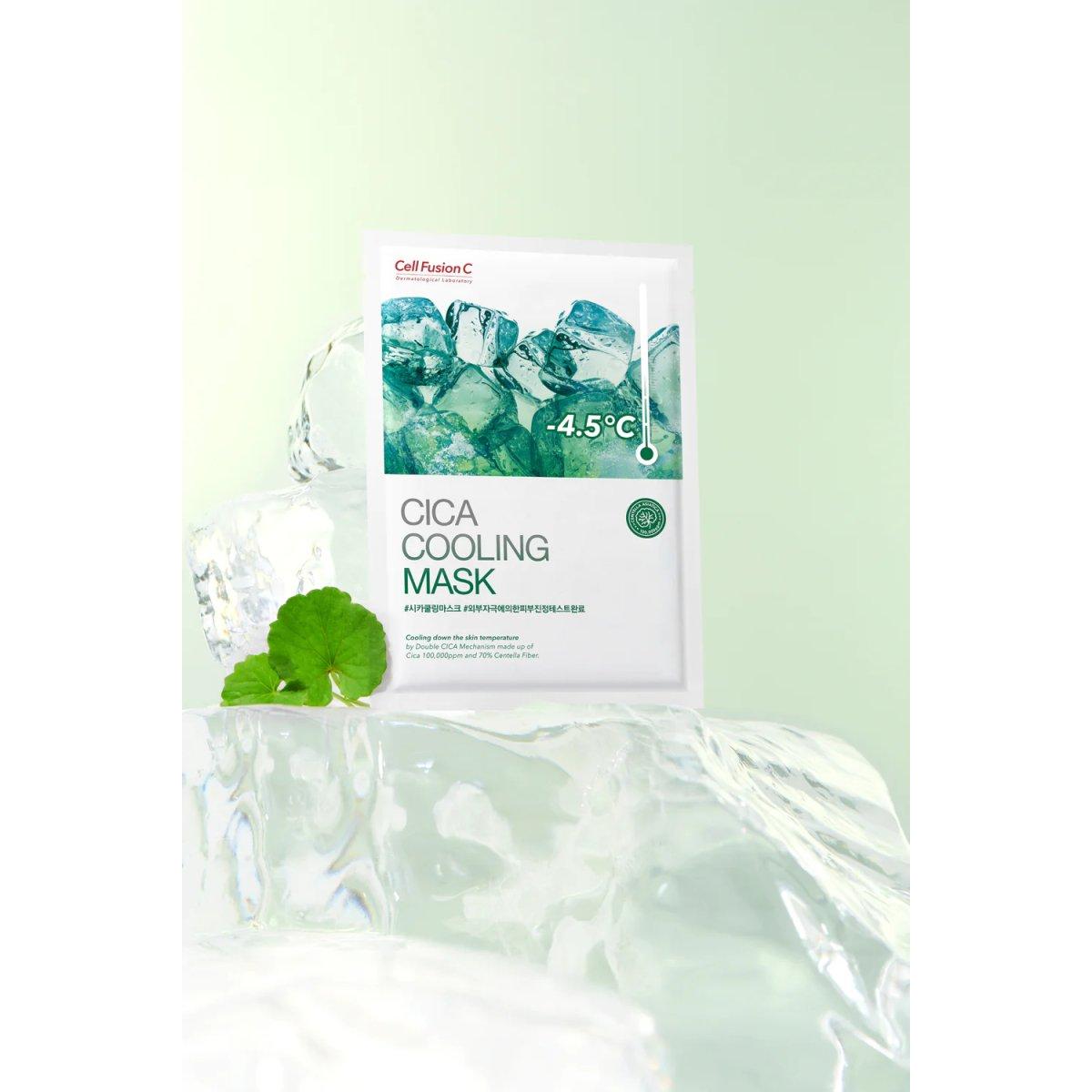 [Cell Fusion C] Cica Cooling Mask 27g X 5 sheets - Glam Global UK