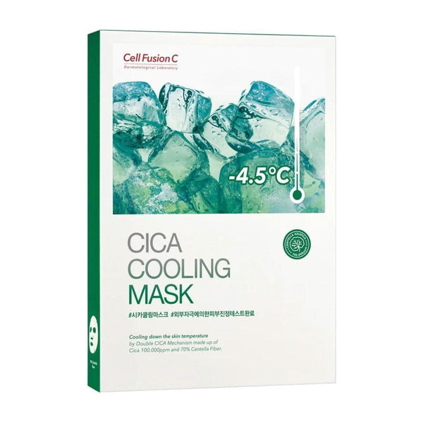 [Cell Fusion C] Cica Cooling Mask 27g X 5 sheets - Glam Global UKCell Fusion C