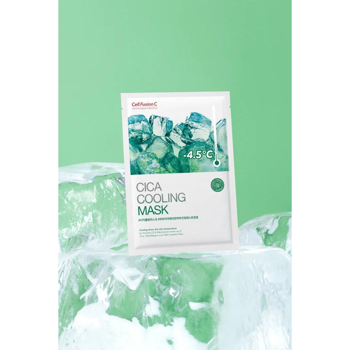 [Cell Fusion C] Cica Cooling Mask 27g X 5 sheets - Glam Global UK