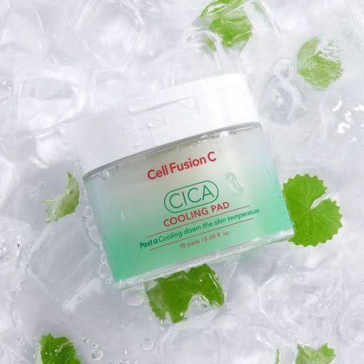 [Cell Fusion C] Cica Cooling Pad (70 Pads) 180ml - Glam Global UKCell Fusion C