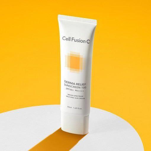 [Cell Fusion C] Derma Relief Sunscreen SPF50+ / PA++++ 50ml - Glam Global UKCell Fusion C