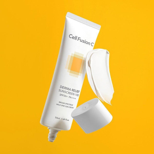 [Cell Fusion C] Derma Relief Sunscreen SPF50+ / PA++++ 50ml - Glam Global UKCell Fusion C
