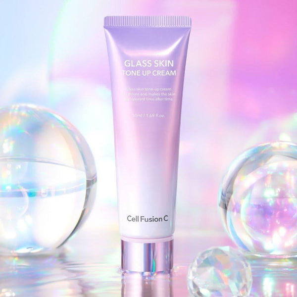 [Cell Fusion C] Glass Skin Tone Up Cream 50ml - Hydrating Cream for Radiant, Clear Complexion - Glam Global UKCell Fusion C