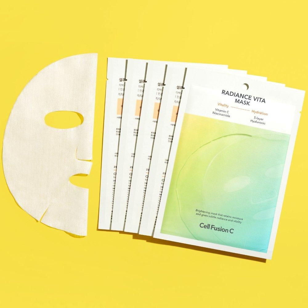 [Cell Fusion C] Radiance Vita Masks (5 sheets) 25ml x 5ea - Glam Global UK