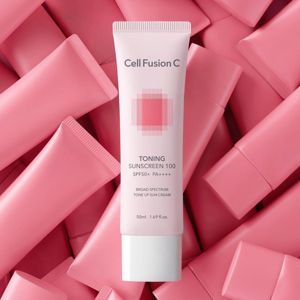 [Cell Fusion C] Toning Sunscreen SPF 50+ / PA++++ 50ml - Glam Global UK