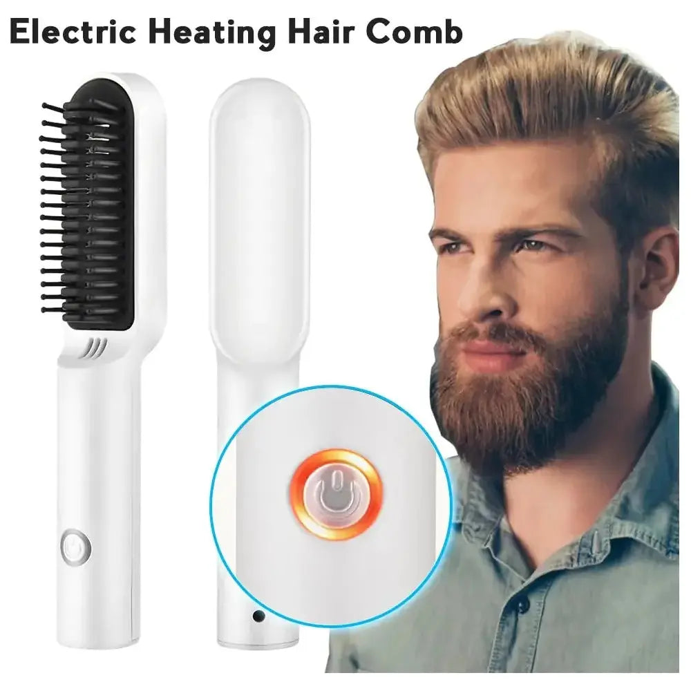 Ceramic Electric Hair Brush - Glam Global UK