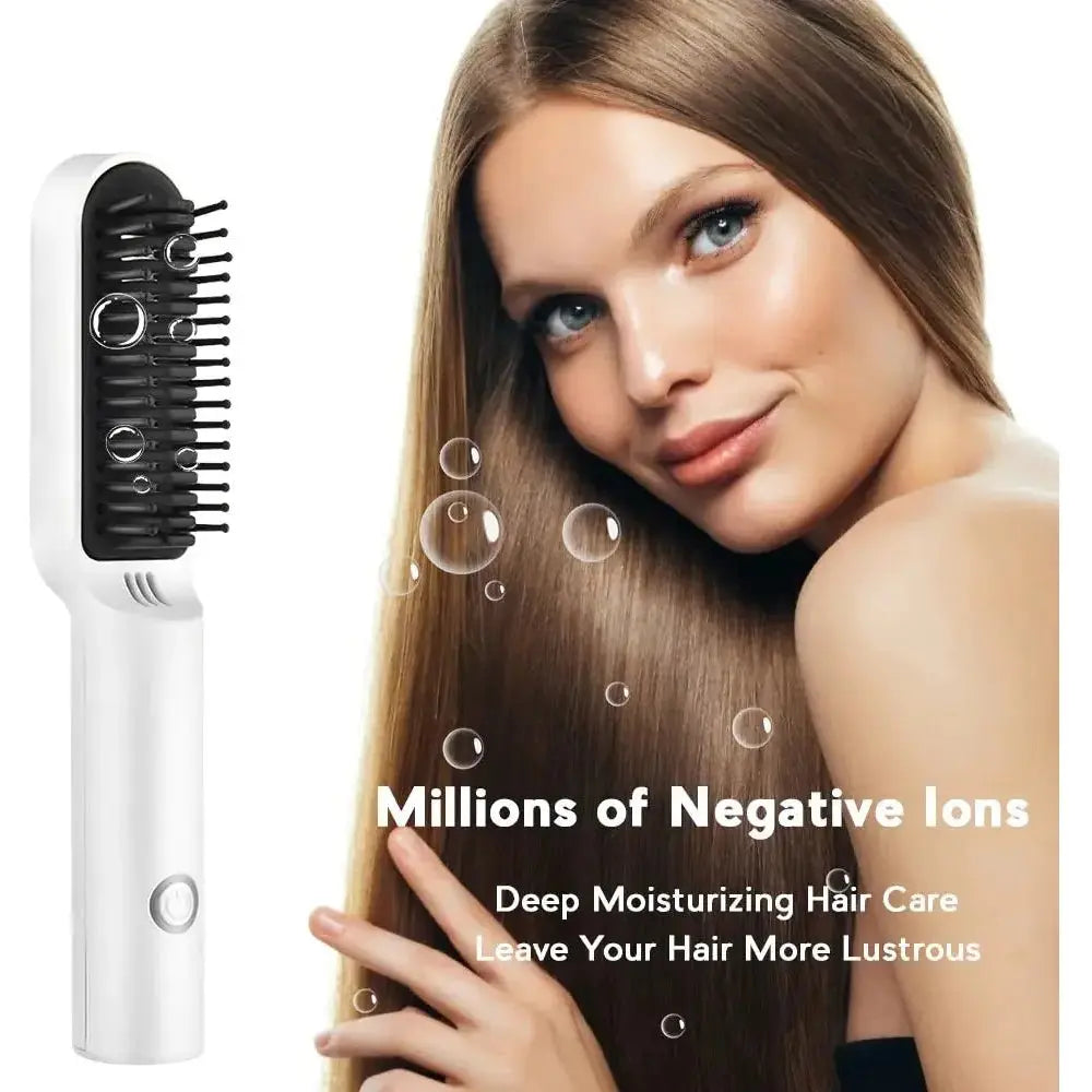 Ceramic Electric Hair Brush - Glam Global UK