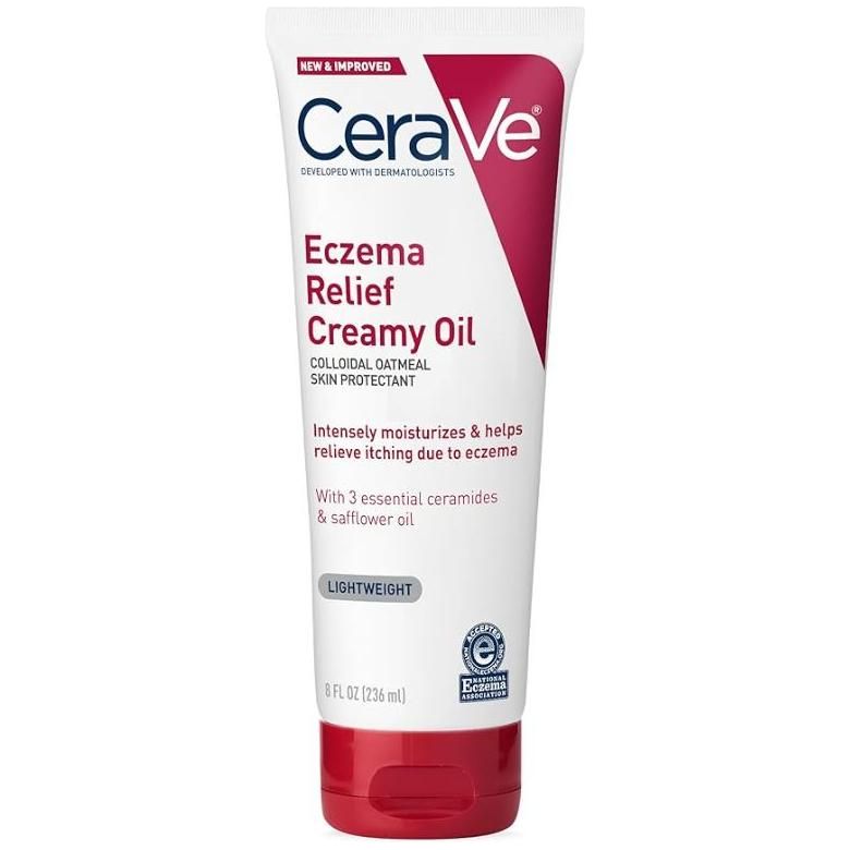 CeraVe Eczema Relief Creamy Oil for Dry Skin - 236ml - Glam Global UK