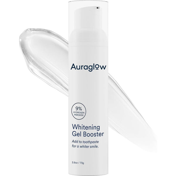 Auraglow Whitening Gel Booster – 73g | Daily Teeth Whitening & Stain Removal