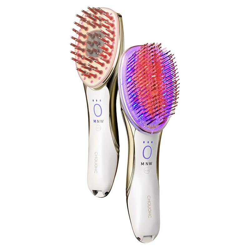 CHOUOHC Gold - decorated Electric Massage Comb - Glam Global UK