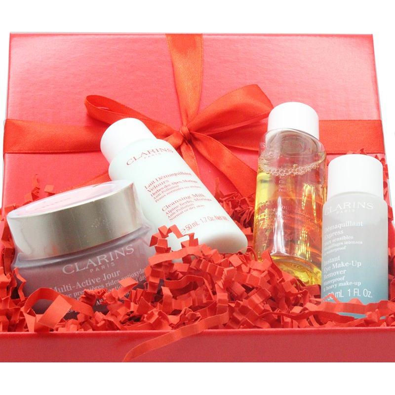 Clarins Gift Set Multi Active Anti Ageing Day Cream & Skincare - Glam Global UK