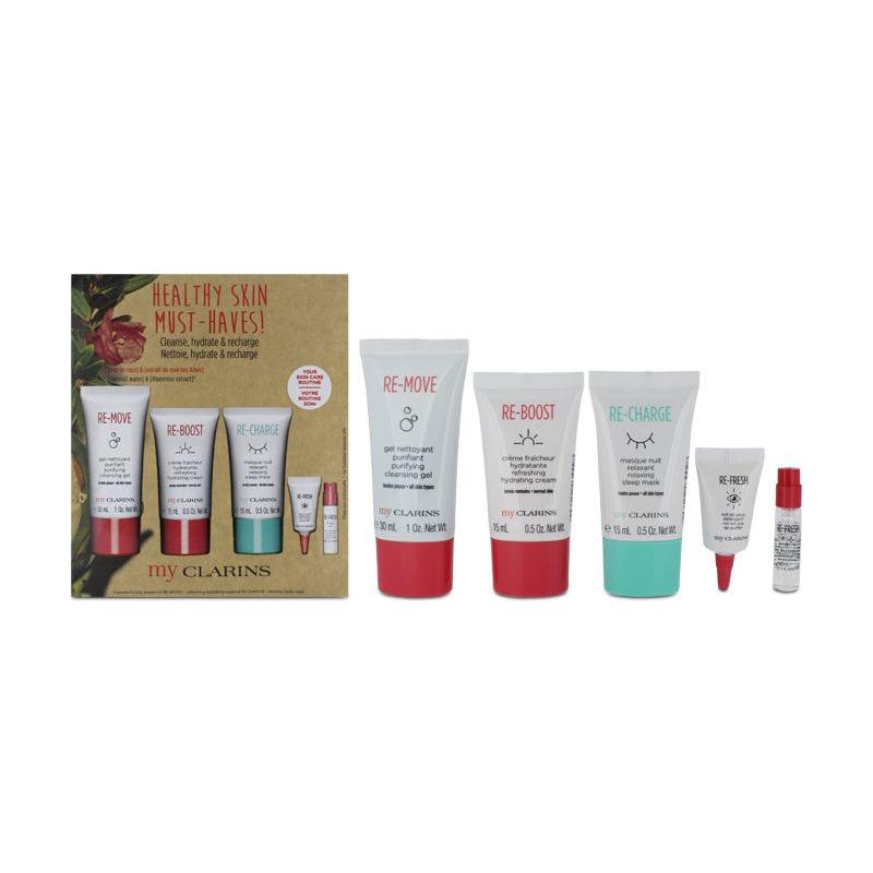 Clarins Healthy Skin Must - Haves Skincare Routine Set - Glam Global UK