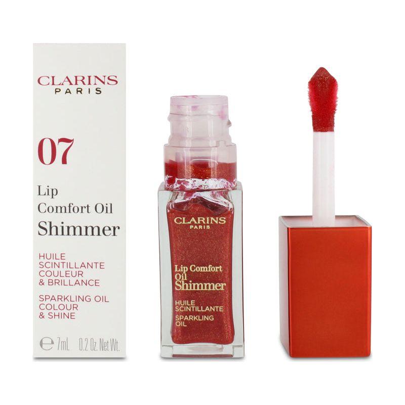 Clarins Lip Comfort Oil Intense 07 Red Hot - Glam Global UK