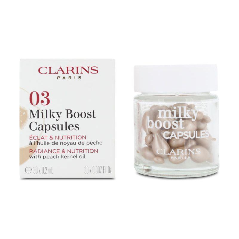 Clarins Milky Boost Capsules Radiance & Nutrition 03 30 Capsules - Glam Global UK