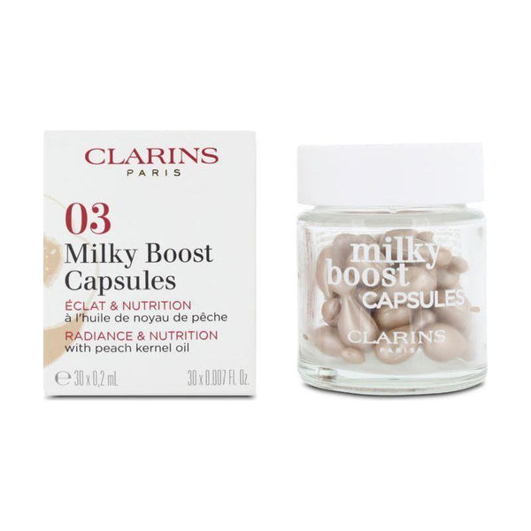 Clarins Milky Boost Capsules Radiance & Nutrition 03 30 Capsules - Glam Global UKClarins