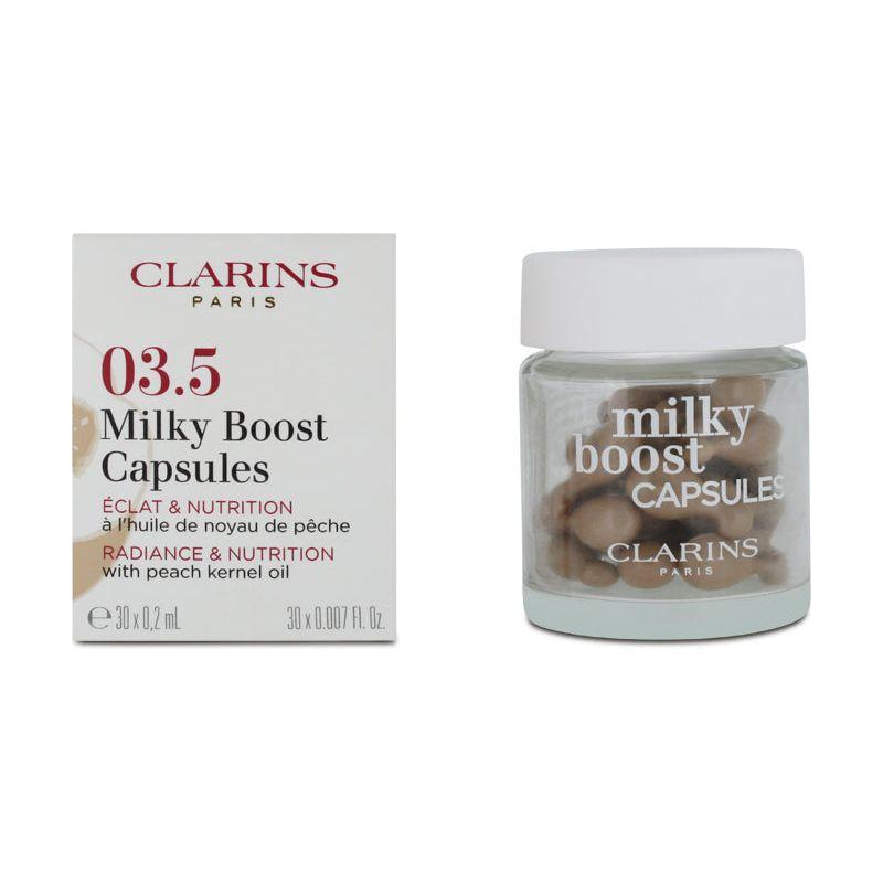 Clarins Milky Boost Capsules Radiance & Nutrition 03.5 30 Capsules - Glam Global UK