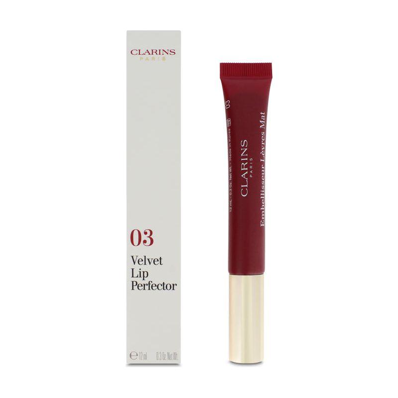 Clarins Velvet Lip Perfector 03 Velvet Red - Glam Global UK