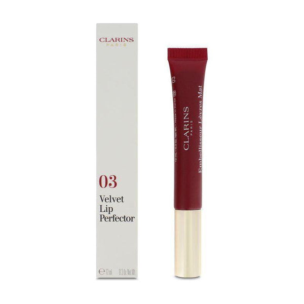 Clarins Velvet Lip Perfector 03 Velvet Red - Glam Global UKClarins