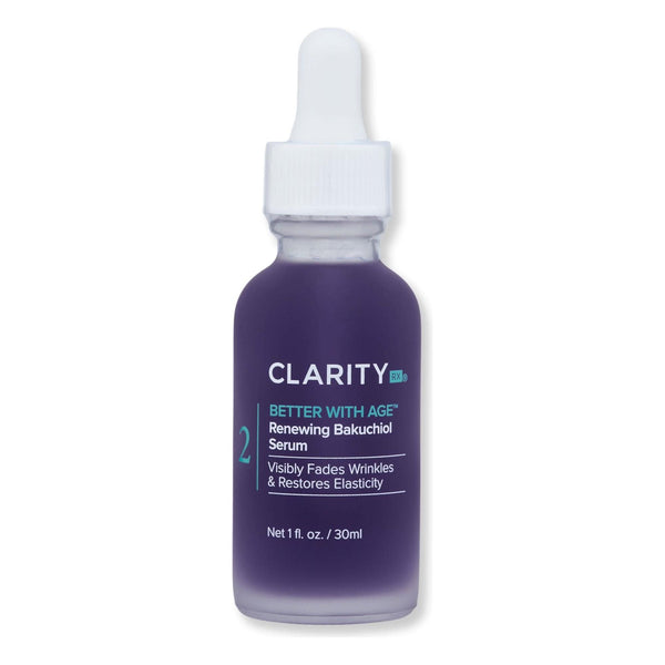 ClarityRx Better With Age Renewing Bakuchiol Serum – 30ml | Gentle Retinol Alternative for Smoothing, Firming & Radiance