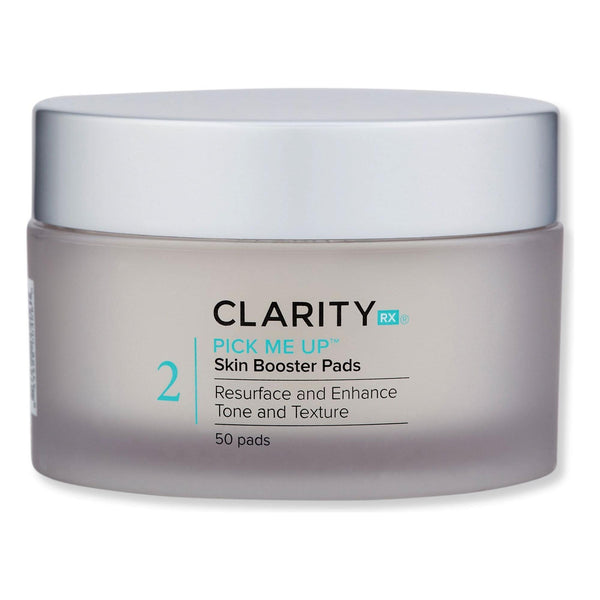 ClarityRx Pick Me Up Booster Pads – 120ml | AHA/BHA Resurfacing Peel Pads for Clear, Radiant Skin