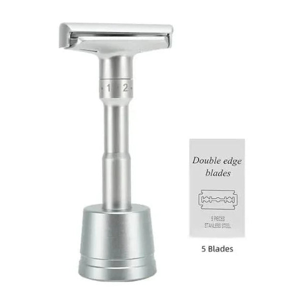 Classic Men's Adjustable Double Edge Safety Razor: Premium Shaving Experience - Glam Global UKGlam Global UK