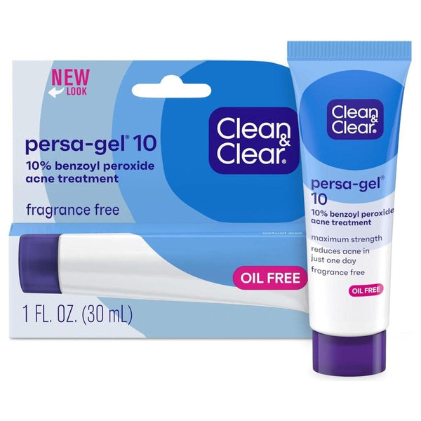 Clean & Clear Persa - Gel 10 Benzoyl Peroxide 10% - 30ml - Glam Global UKClean & Clear