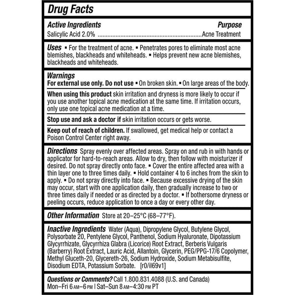 Paula's Choice CLEAR Back & Body Exfoliating Acne Spray - 118ml - Glam Global UKPaula's Choice