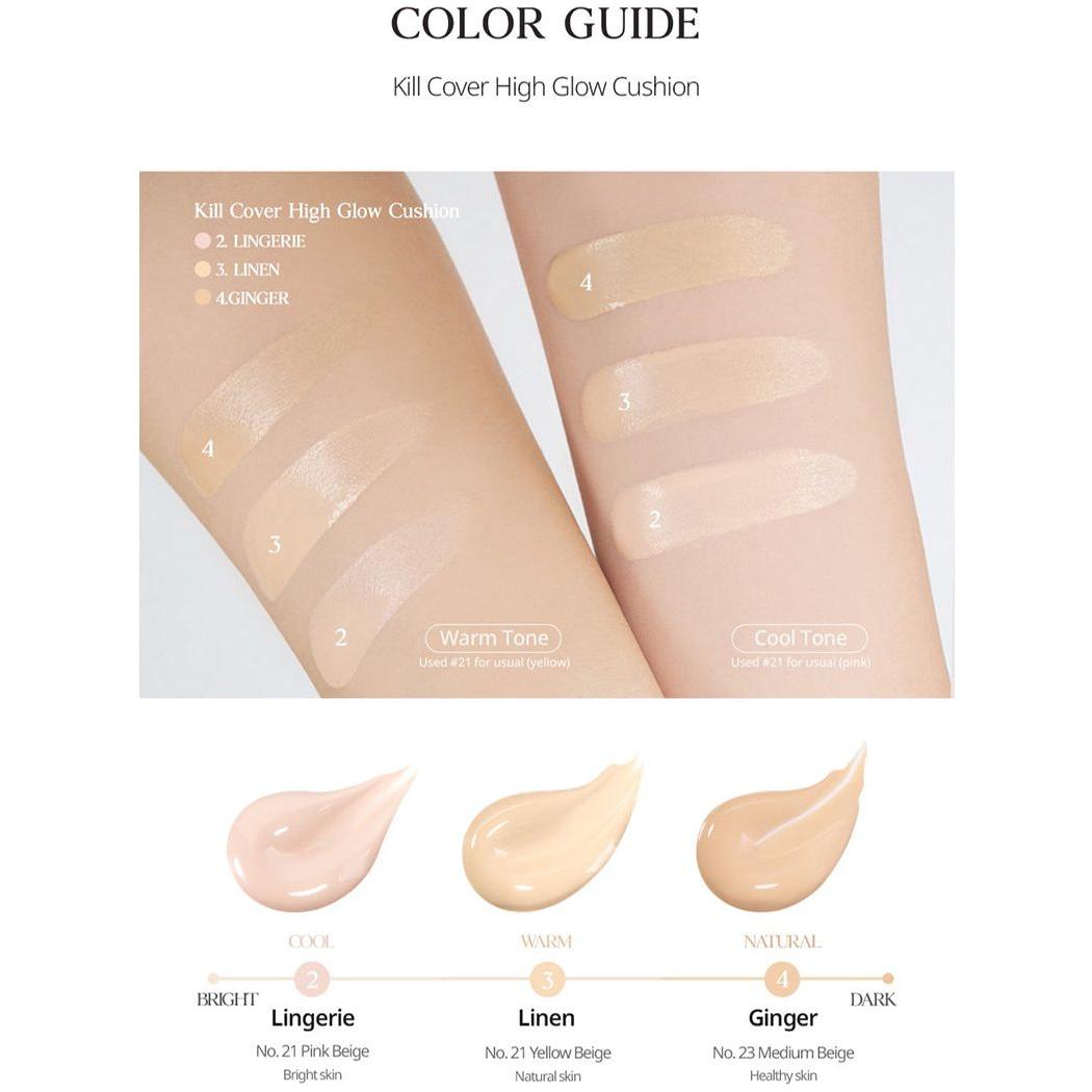 CLIO Kill Cover High Glow Cushion Set (+Refill) - Glam Global UK