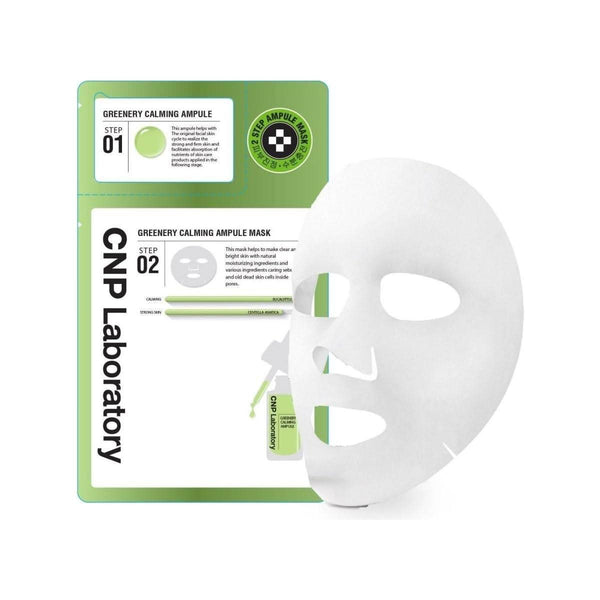 CNP 2 - Step Greenery Calming Ampule Mask 1 Sheet - Glam Global UKCNP