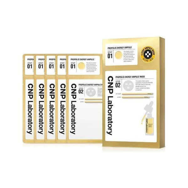 CNP 2 - Step Propolis Energy Ampule Mask 5 Sheets - Glam Global UKCNP