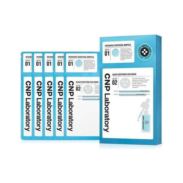 CNP 2 - Step Quick Soothing S.O.S Mask 5 Sheets - Glam Global UKCNP