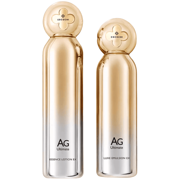 COCOCHI Essence Lotion EX + Luxe Emulsion EX – Brightening, Anti - Glycation & Moisturizing Duo - Glam Global UKCOCOCHI