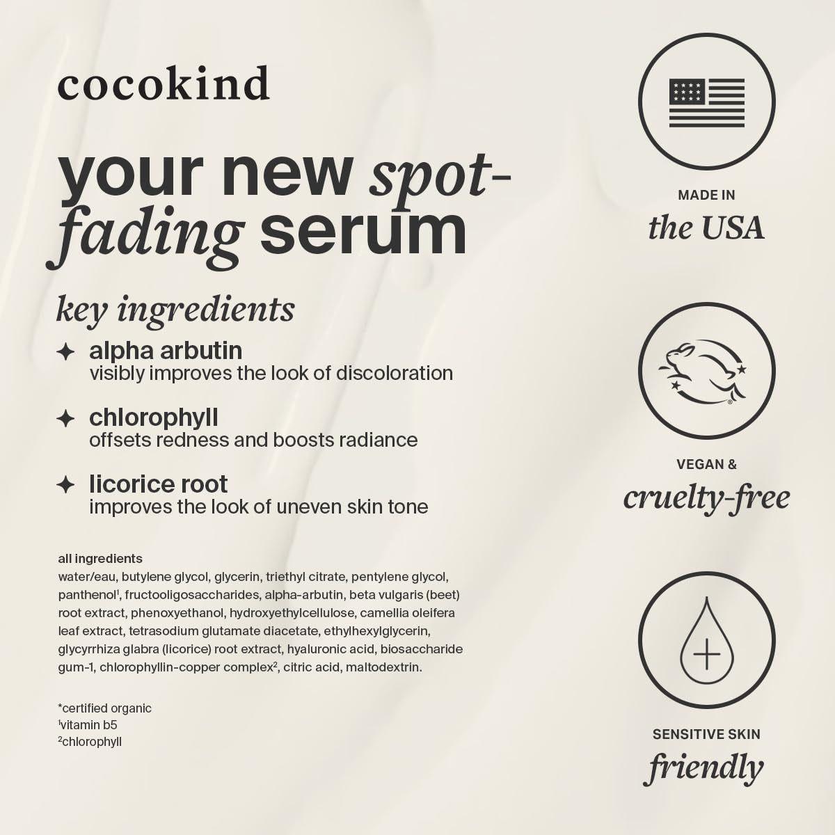 Cocokind Chlorophyll Discoloration Serum 1 fl oz - 30 ml - Glam Global UK