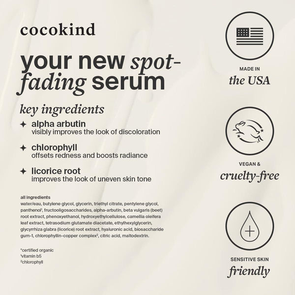 Cocokind Chlorophyll Discoloration Serum 1 fl oz - 30 ml - Glam Global UKCocokind
