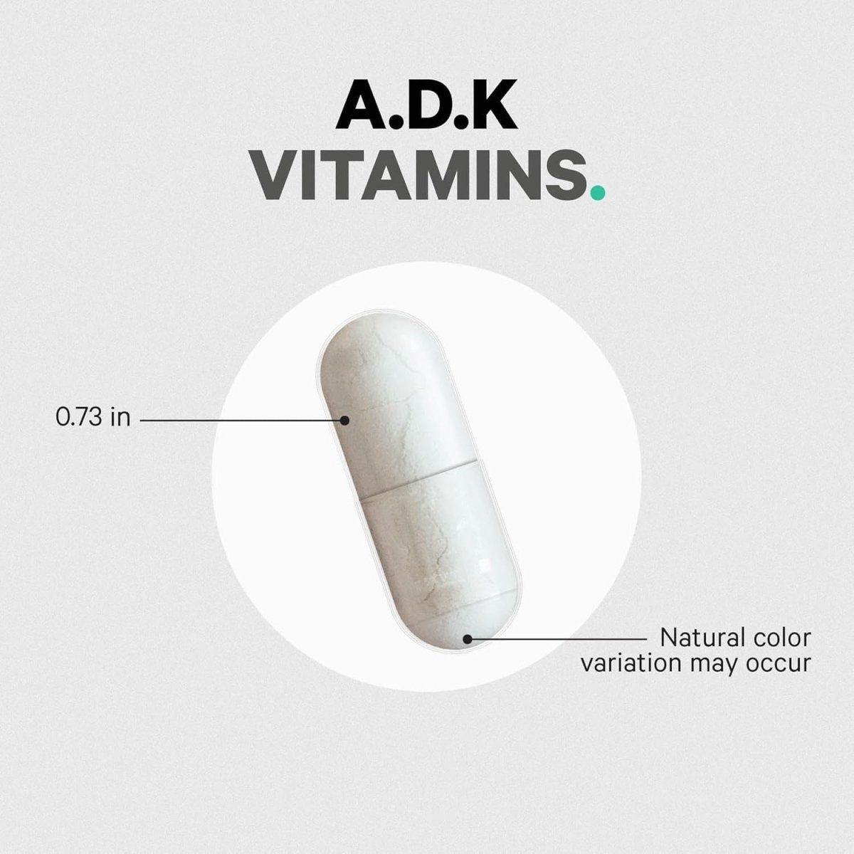 Codeage ADK Vitamins+ Supplement - 180 Capsules - Glam Global UK