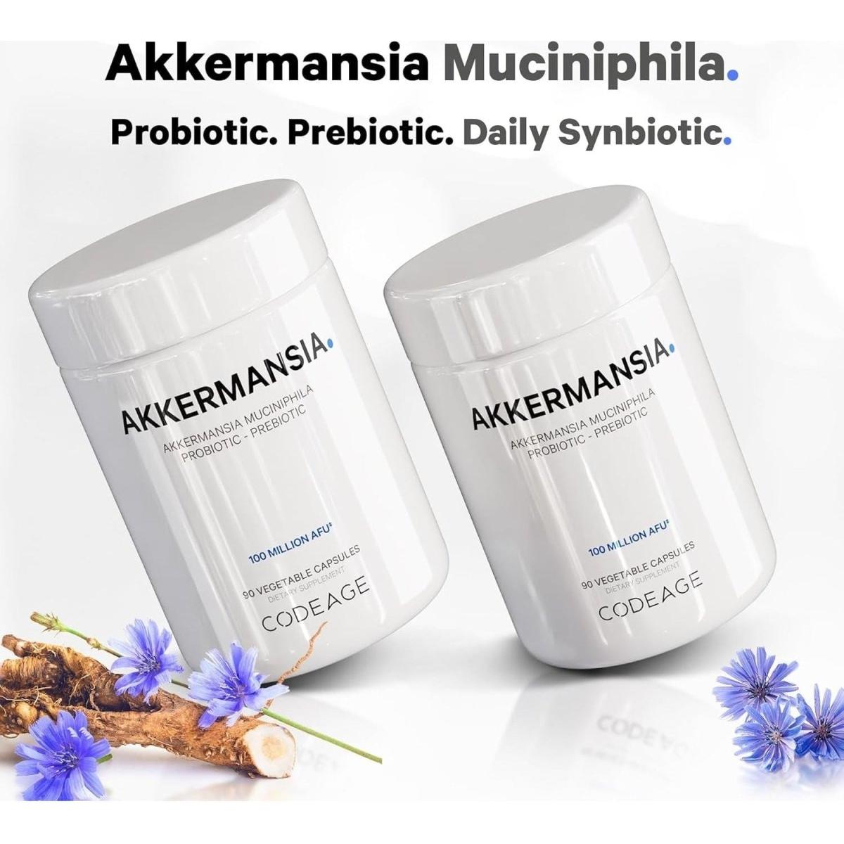 Codeage Akkermansia Muciniphila Probiotic - Prebiotic Supplement - 90 Vegetable Capsules - Glam Global UKCodeage