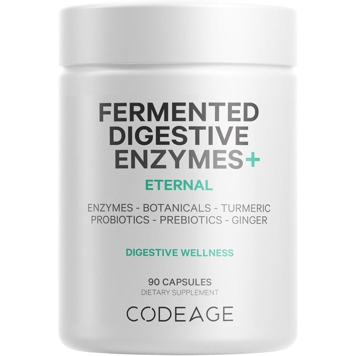 Codeage Fermented Digestive Enzymes+ Supplement - 90 Capsules - Glam Global UK