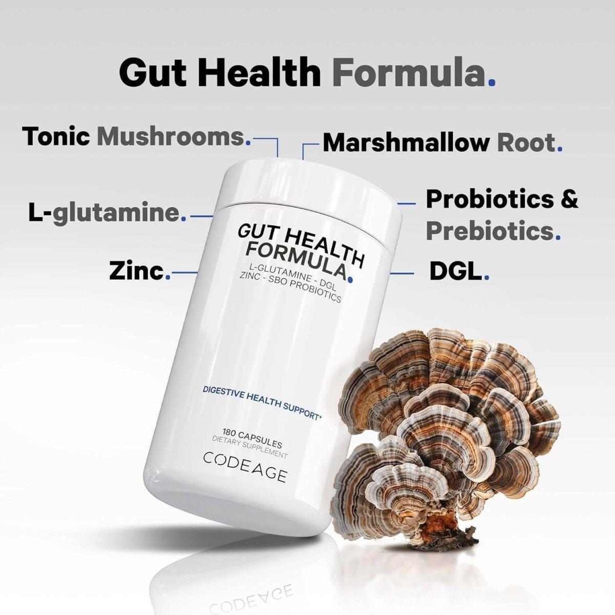 Codeage Gut Health Formula - 180 Capsules - Glam Global UK