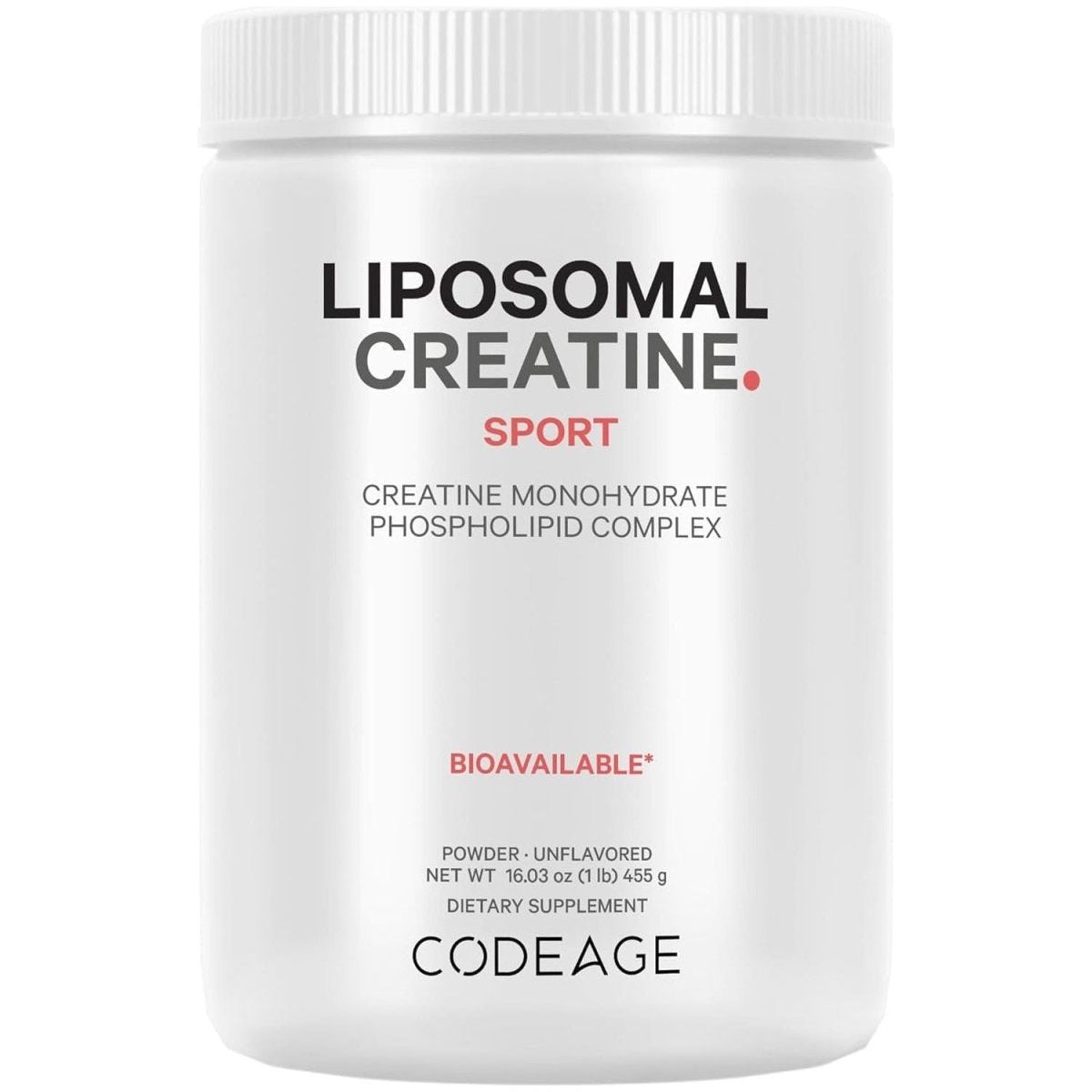 Codeage Liposomal Creatine Powder Supplement 16.03 oz - 455 g - Glam Global UK