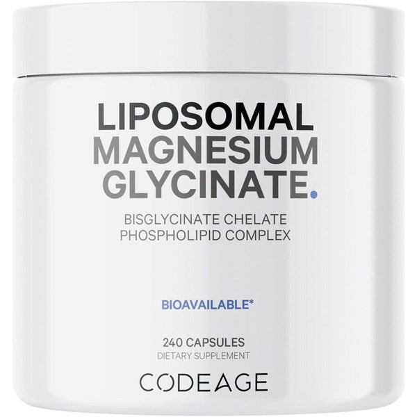 Codeage Liposomal Magnesium Glycinate Supplement - 240 Capsules - Glam Global UKCodeage