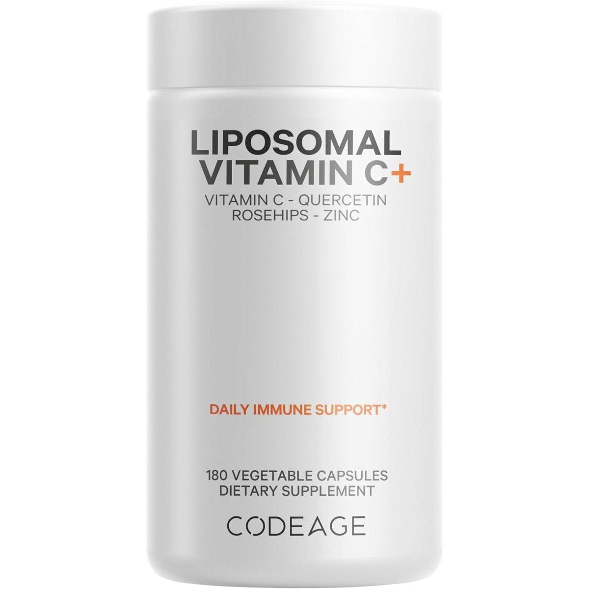 Codeage Liposomal Vitamin C+ Supplement - 180 Vegetable Capsules - Glam Global UK