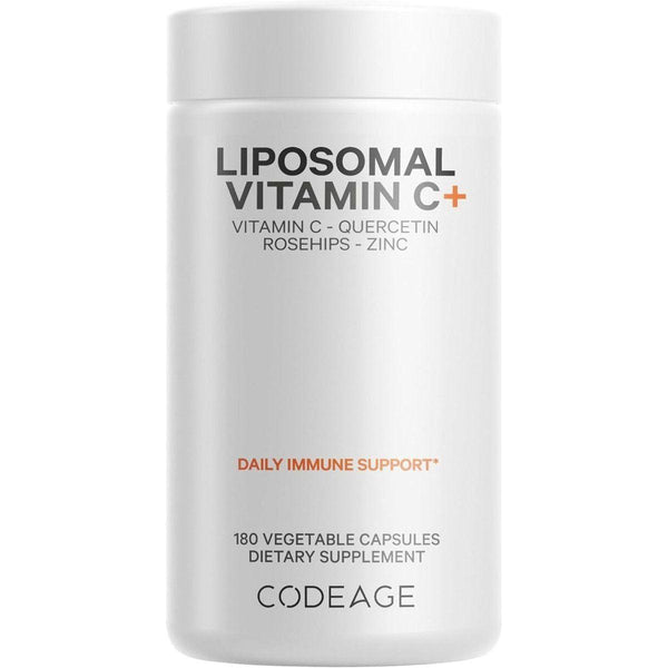 Codeage Liposomal Vitamin C+ Supplement - 180 Vegetable Capsules - Glam Global UKCodeage