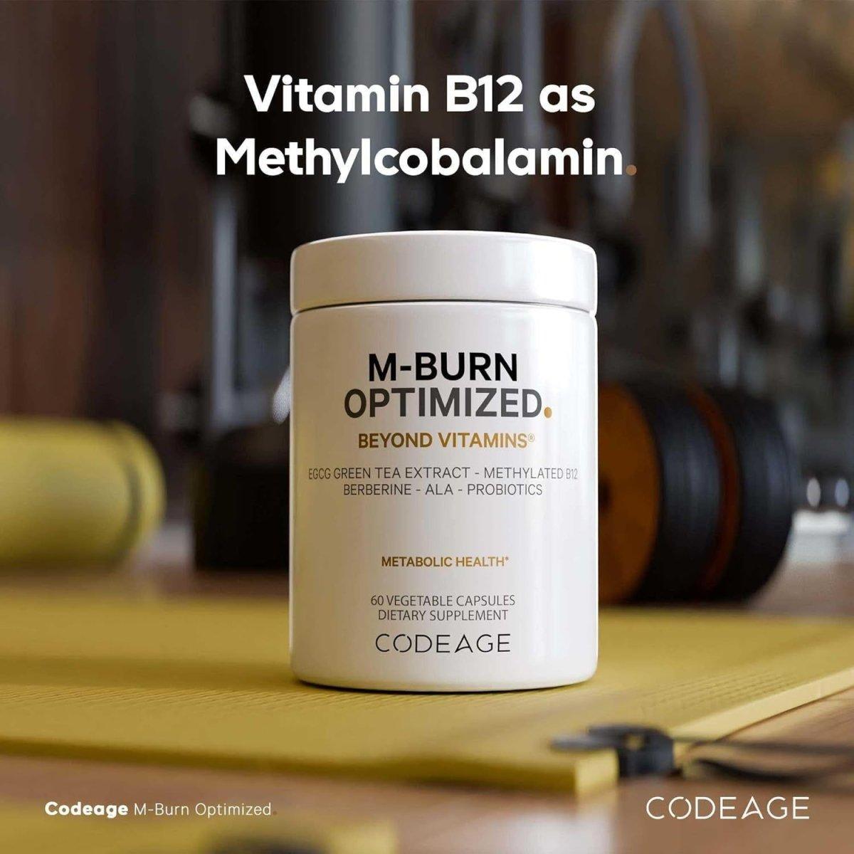 Codeage M - Burn Optimized Supplement - 60 Vegetable Capsules - Glam Global UK